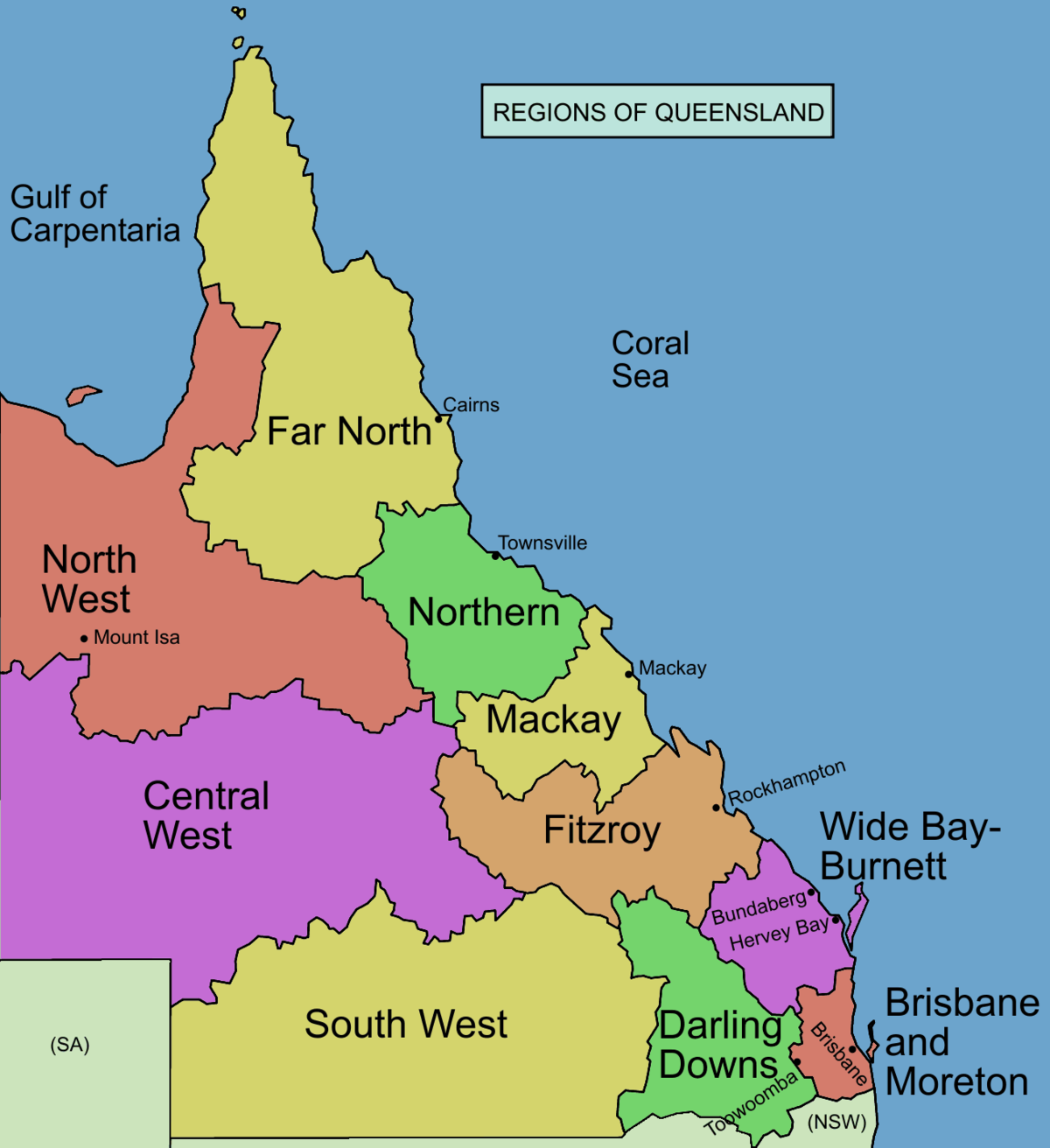 Fnq map Allnorth QLD Services